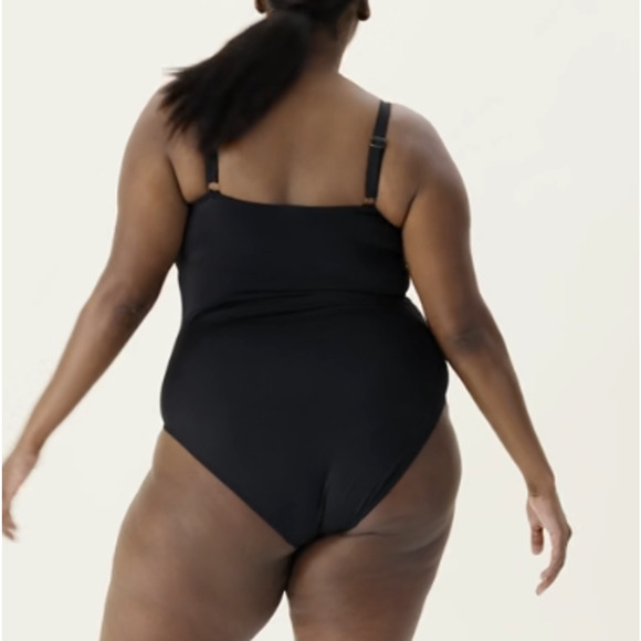 NWT Andie Women's The Amalfi Cheeky One Piece AO027 Smooth Swimsuit Black SZ XL - Picture 12 of 12